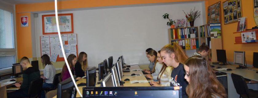Školské kolo súťaže Spracovania informácii na počítači „SIP“