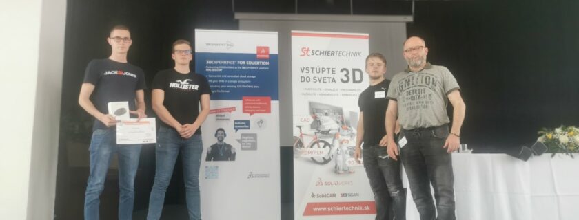 3D modelovanie v Solidworks – 3. miesto na Slovensku