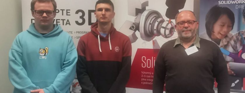 Úspech v súťaži 3D modelovanie SolidWorks